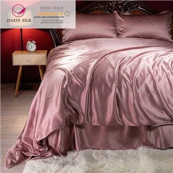 Lajter Queen Size Satin Silk Bedding Sheets 22mm
